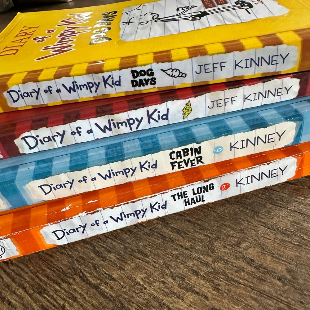 Diary of a Wimpy Kid Books set (4)